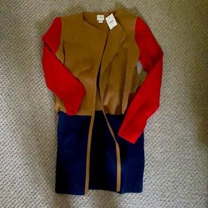 NWT jcrew Juliette collarless sweater sz xxs